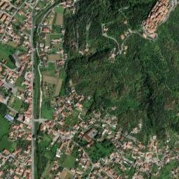 Casano-Dogana-Isola map(satellite map)
