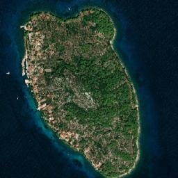 Osljak map(satellite map)