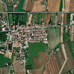Santa Giustina map(satellite map)