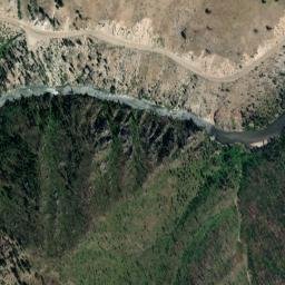 Banks Lowman Road, Boise National Forest High Resolution Satellite Map