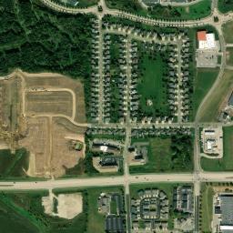 Satellite view of IBM Disc Golf Course