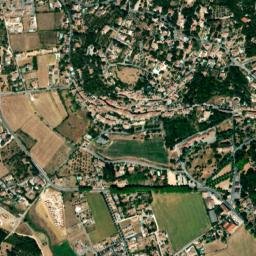 Vézénobres map(satellite map)