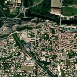 Roquemaure map(satellite map)