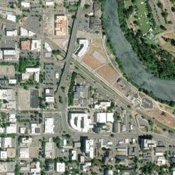 Eugene map(satellite map)