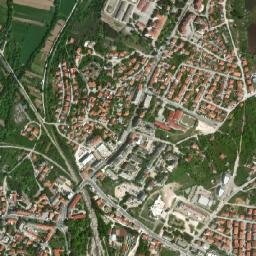 Knin map(satellite map)