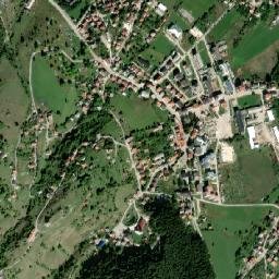 Glamoč map(satellite map)