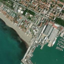 Marina di Carrara map(satellite map)