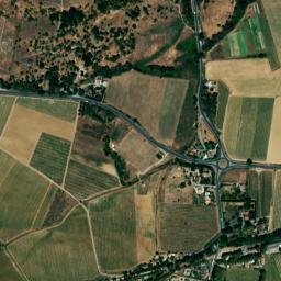 Lézan map(satellite map)