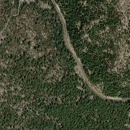 Cascade Lakes Scenic Byway, Deschutes National Forest, Bend,  High Resolution Satellite Map