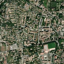 Uzès map(satellite map)