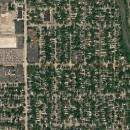 1022-1026 4th Avenue Southeast Rochester High Resolution Satellite Map