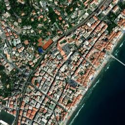 Alassio map(satellite map)
