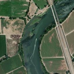 Devo Bridge, Idaho, America High Resolution Satellite Map