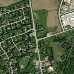 Satellite view of Emerald Hills Golf Course