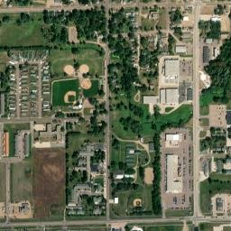 1000-1026 Washington Ave S, Madison, SD High Resolution Satellite Map