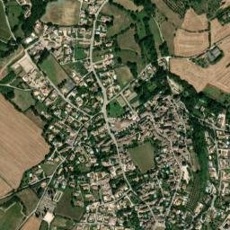 Blauzac map(satellite map)