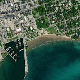 Cobourg map(satellite map)