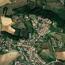 Gradara map(satellite map)