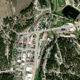 300-398 Main Street, Hill City, SD 57745 High Resolution Satellite Map