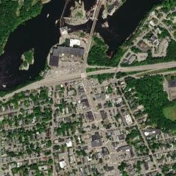 Brunswick map(satellite map)
