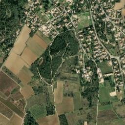 Lédenon map(satellite map)