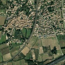 Sernhac map(satellite map)