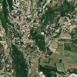 Gordes map(satellite map)