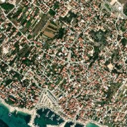 Pakoštane map(satellite map)