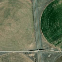 Veterans\‘ Memorial Highway Hamer ID High Resolution Satellite Map