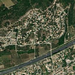 Bezouce map(satellite map)