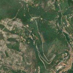 Lucéram map(satellite map)