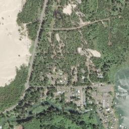 Dunes City map(satellite map)