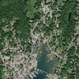 Boothbay Harbor map(satellite map)