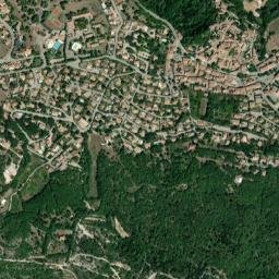 Céreste map(satellite map)