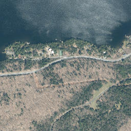 Blue Mountain Lake New York High Resolution Satellite Map