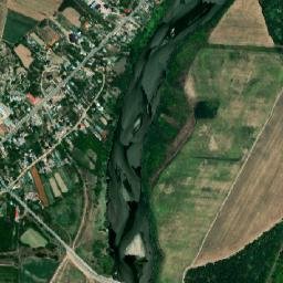 Zăval map(satellite map)