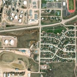 200-306 Stockade Ave Newcastle WY High Resolution Satellite Map