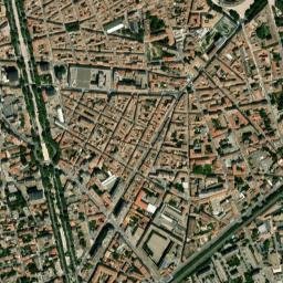 Nîmes map(satellite map)