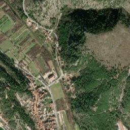 Skradin map(satellite map)