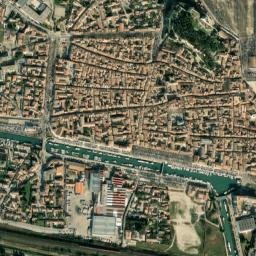 Beaucaire map(satellite map)