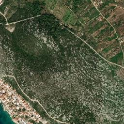 Tisno map(satellite map)