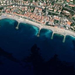 Ospedaletti map(satellite map)