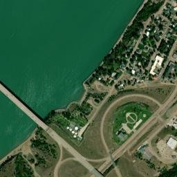 498 South Allcott Street, Chamberlain, SD High Resolution Satellite Map