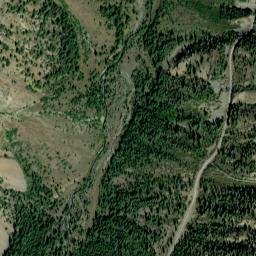 National Forest Development Road 408, Sawtooth National Fores High Resolution Satellite Map