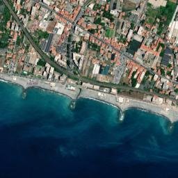 Vallecrosia map(satellite map)