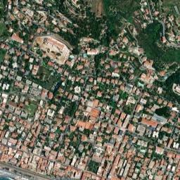 Bordighera map(satellite map)