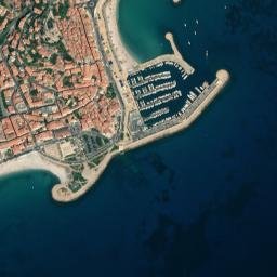 Menton map(satellite map)