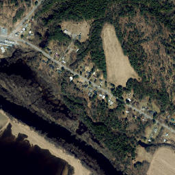 Bushes Landing New York High Resolution Satellite Map