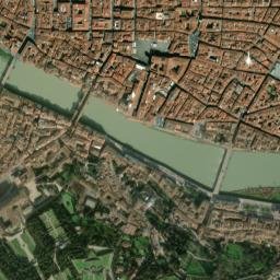 Florence, Italy High Resolution Satellite Map