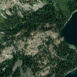 Jenny Lake Road Grand Teton National Park High Resolution Satellite Map